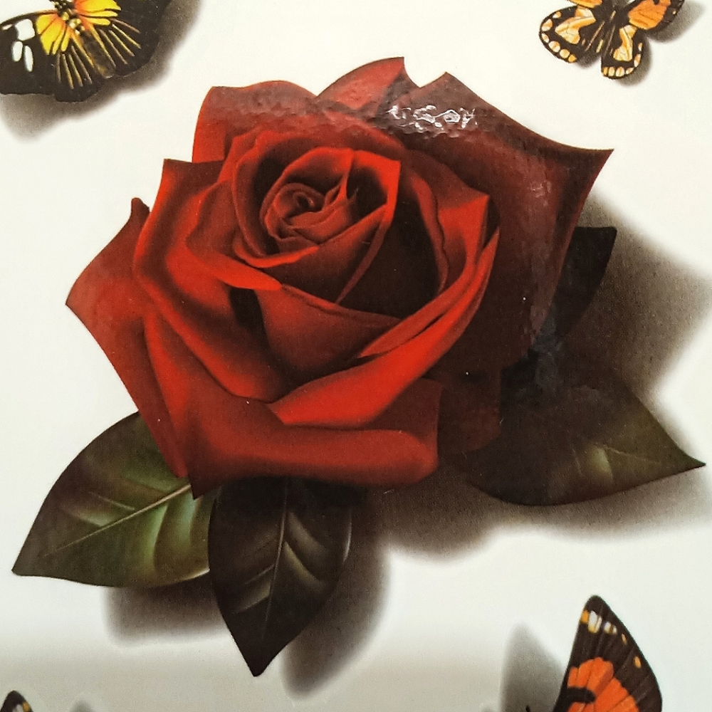 🌹3D Temporary Tattoos Realistic Roses - Picture 2 of 2
